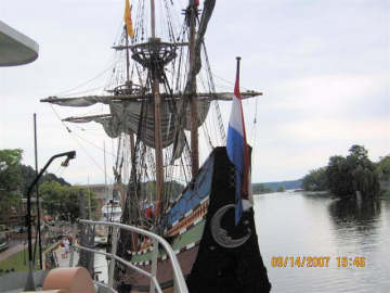 Halfmoon Replica Docked